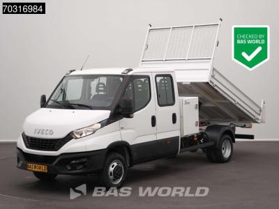 Iveco Daily 35C16 3.0L Kipper met Kist Dubbel Cabine Dubbellucht 3,5t Trekhaak Navi Airco Cruise Camera E sold by BAS World B.V.