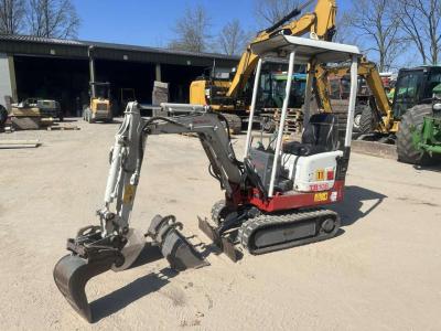 Takeuchi TB 108 3 buckets sold by JN Machines BV