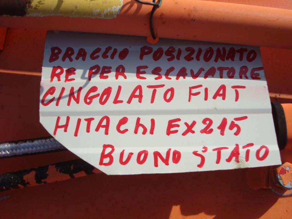 Positioning arm for Fiat Hitachi EX 215 Photo 5