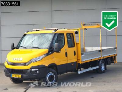 Iveco Daily 70C18 7 Tons Euro6 Automaat Dubbel Cabine Open Laadbak Pritsche Infra Werkverkeer Doka Mixto sold by BAS World B.V.