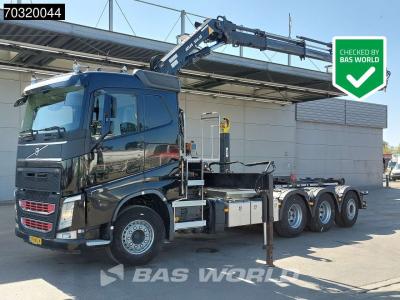 Volvo FH 460 8X4 NL-Truck ATLAS 206,3E-A4 Crane Kran + 30tons Hyva containersystem VEB+ Euro 6 sold by BAS World B.V.