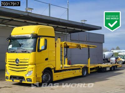 Mercedes-Benz Actros 1845 4X2 NL-Combi Car transporter GS Meppel Winch Full Air Euro 6 sold by BAS World B.V.