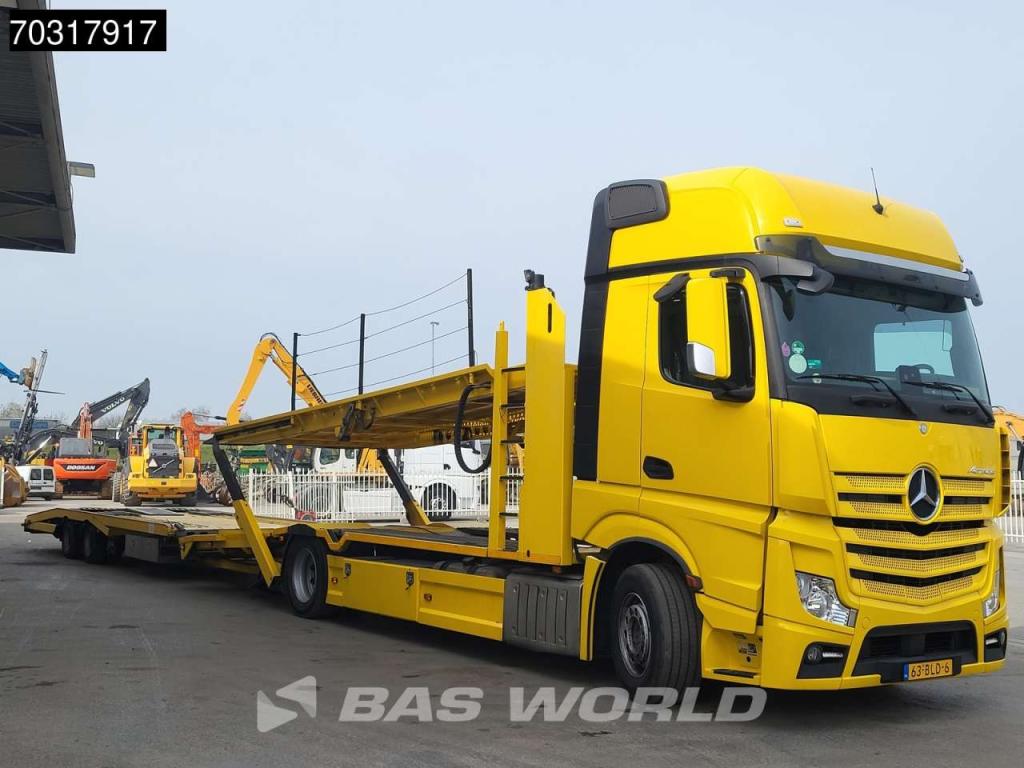 Mercedes-Benz Actros 1845 4X2 NL-Combi Car transporter GS Meppel Winch Full Air Euro 6 Photo 16