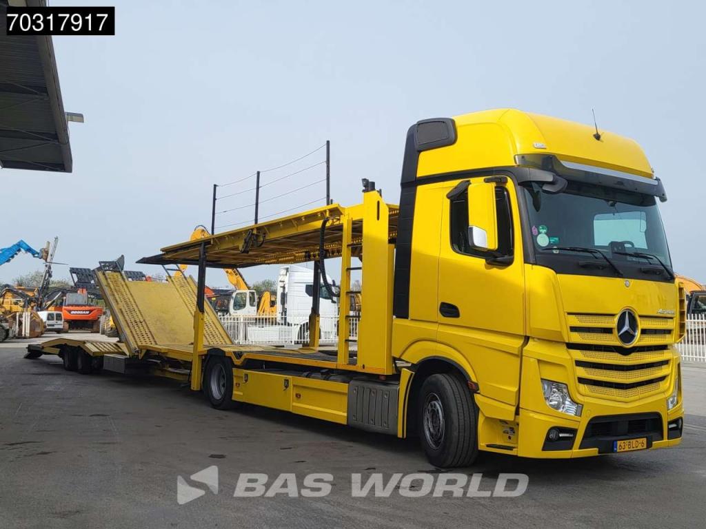 Mercedes-Benz Actros 1845 4X2 NL-Combi Car transporter GS Meppel Winch Full Air Euro 6 Photo 9