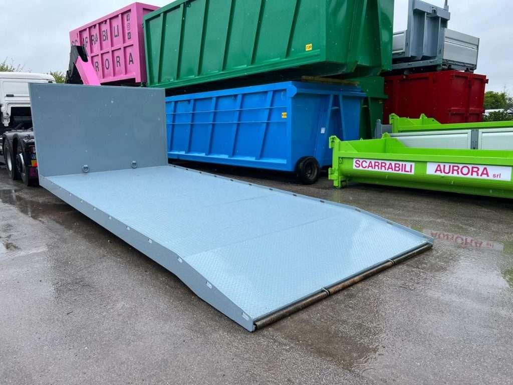CONTAINER A PIANALE SENZA SPONDE CON CODA A ZERO P Photo 4