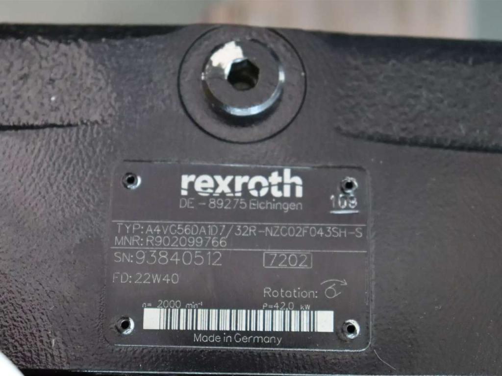 Bosch Rexroth A4VG56DA1D7/32R-NZC02F043SH-S Photo 4