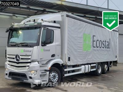Mercedes-Benz Antos 2633 Antos 6X2 Curtainsides 2500kg Ladebordwand Steering Axle Automatic Euro 6 sold by BAS World B.V.