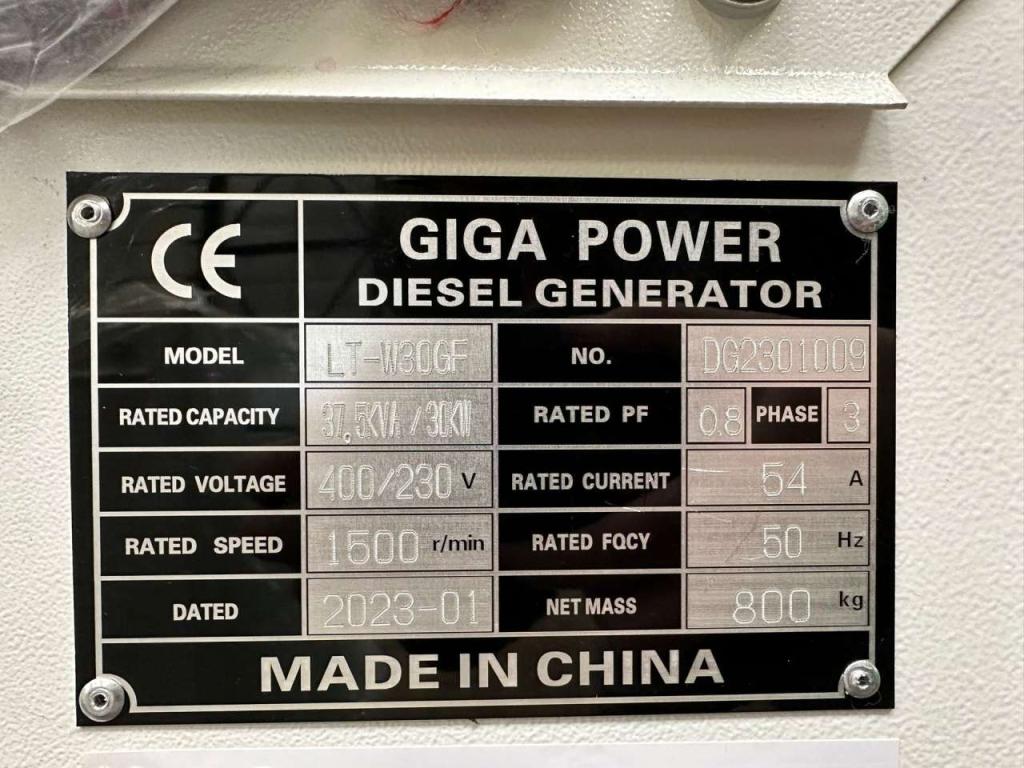 Giga Power LT-W30GF 37.5 kVA silent generator Photo 18