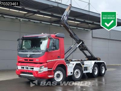 Volvo FMX 460 8X4 HIAB XR26Z56 containersystem Full Steel Big-Axle Retarder Euro 6 sold by BAS World B.V.