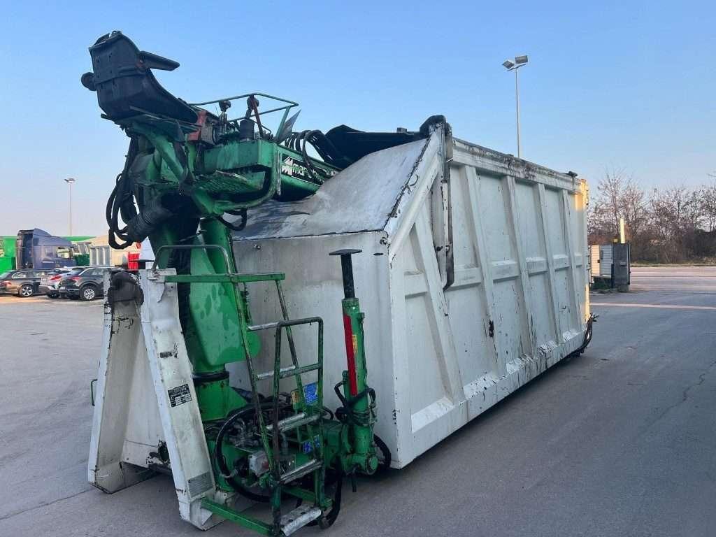 CONTAINER SCARRABILE USATO CON TETTO E GRU Photo 1