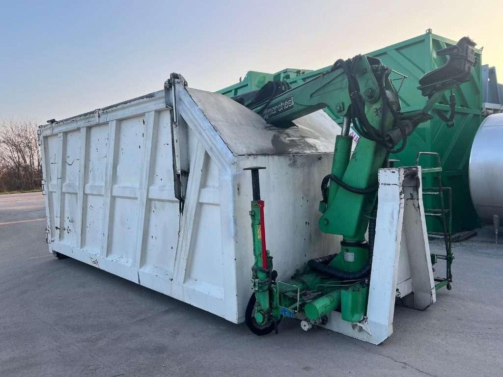 CONTAINER SCARRABILE USATO CON TETTO E GRU Photo 2