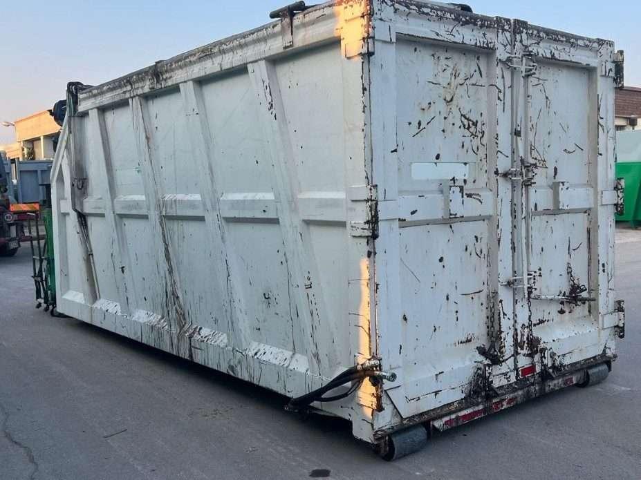 CONTAINER SCARRABILE USATO CON TETTO E GRU Photo 4