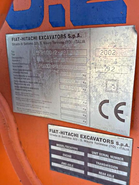 Fiat Hitachi FB100 Photo 5