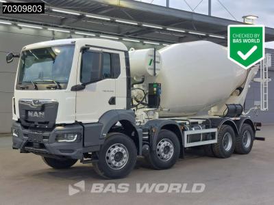 Man TGS 8X4 NEW! 12m3 Stetter Mixer Big-Axle Steelsuspension Automatic Euro 6 sold by BAS World B.V.