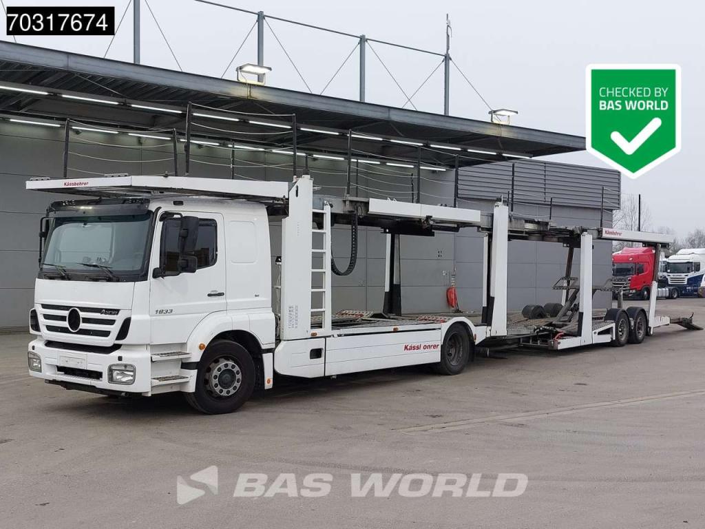 Mercedes-Benz Axor 1833 4X2 Kassbohrer SSV-01 car transporter combi 3-pedals Full Air Euro 3 Photo 1