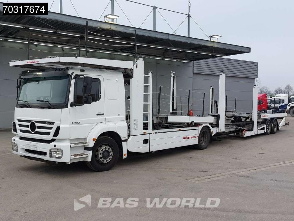 Mercedes-Benz Axor 1833 4X2 Kassbohrer SSV-01 car transporter combi 3-pedals Full Air Euro 3 Photo 16