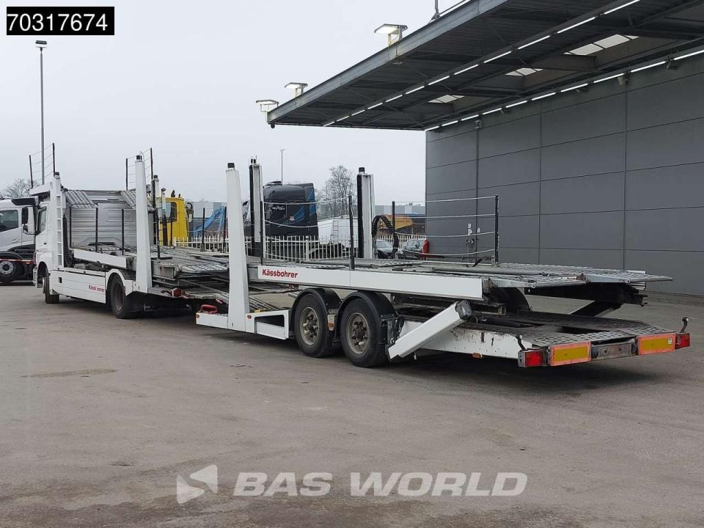 Mercedes-Benz Axor 1833 4X2 Kassbohrer SSV-01 car transporter combi 3-pedals Full Air Euro 3 Photo 17