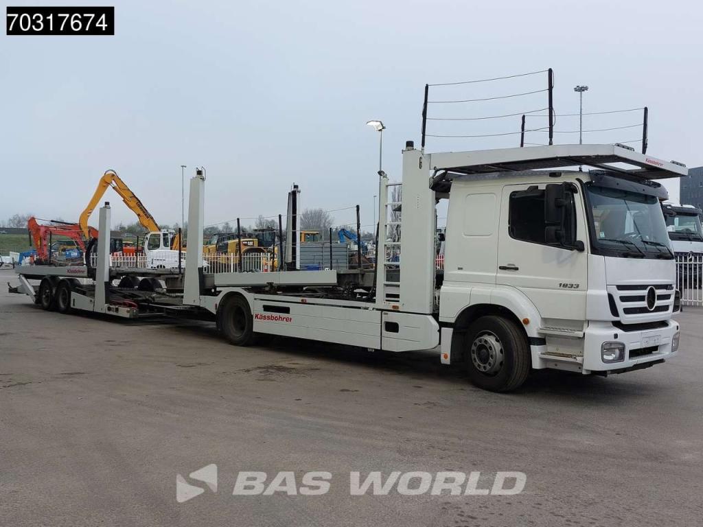 Mercedes-Benz Axor 1833 4X2 Kassbohrer SSV-01 car transporter combi 3-pedals Full Air Euro 3 Photo 18