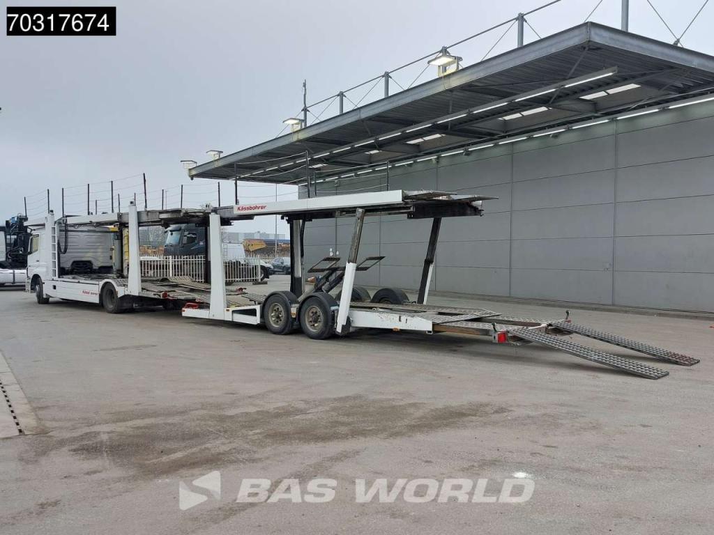 Mercedes-Benz Axor 1833 4X2 Kassbohrer SSV-01 car transporter combi 3-pedals Full Air Euro 3 Photo 2