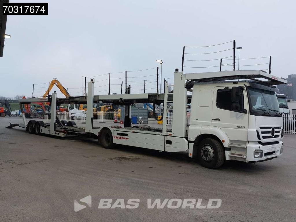 Mercedes-Benz Axor 1833 4X2 Kassbohrer SSV-01 car transporter combi 3-pedals Full Air Euro 3 Photo 9