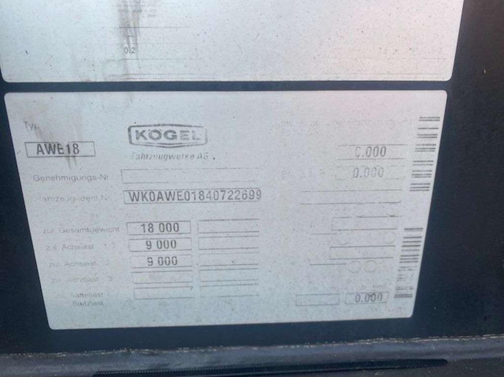 Kögel Container chassis trailer Photo 6