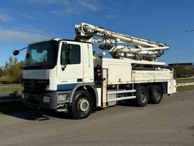 Mercedes-Benz Actros 2632 6x4 with Putzmeister BSF 24-4 11 24m concrete pump sold by Big Machinery