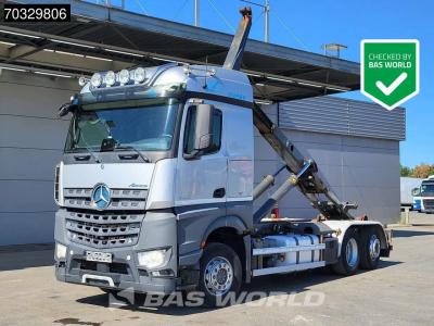 Mercedes-Benz Arocs 2545 6X2 Meiller RK 20.67 containersystem Lift+steering axle Automatic ACC Euro 6 sold by BAS World B.V.