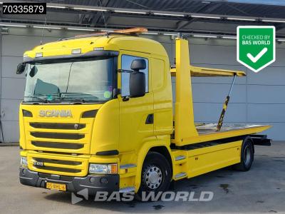 Scania G410 4X2 NL-Truck GS Meppel Abscheppwagen Recovery vehicle Winch Retarder Euro 6 sold by BAS World B.V.