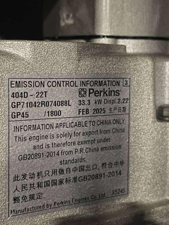 Perkins 404D-22TG - 28 kVA Generator - DPX-19801.1 Photo 15