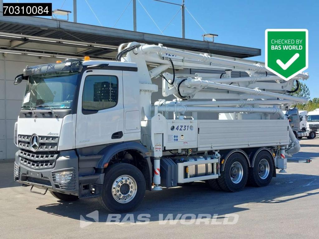 Mercedes-Benz Arocs 2843 Arocs 6X4 NEW! 31mtr 4x extendable Bonneux concrete pump Remote Control Euro 6 Photo 1
