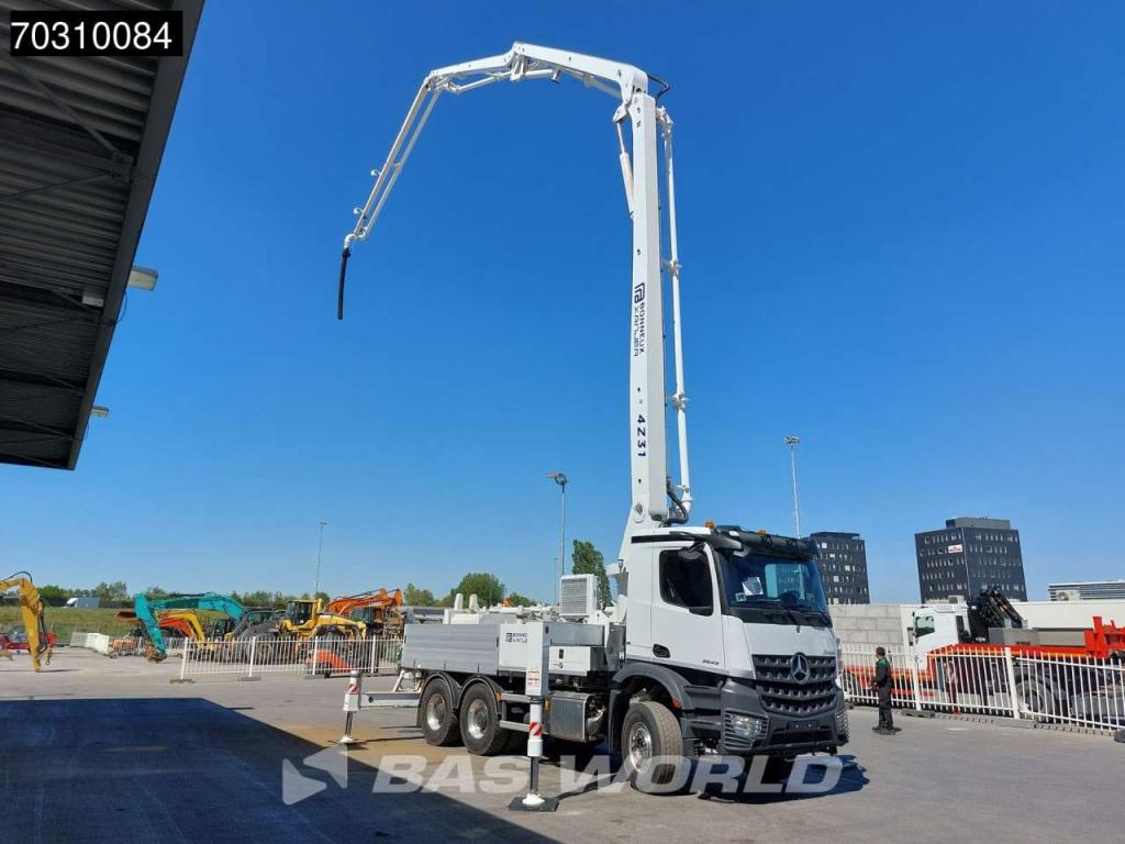Mercedes-Benz Arocs 2843 Arocs 6X4 NEW! 31mtr 4x extendable Bonneux concrete pump Remote Control Euro 6 Photo 5