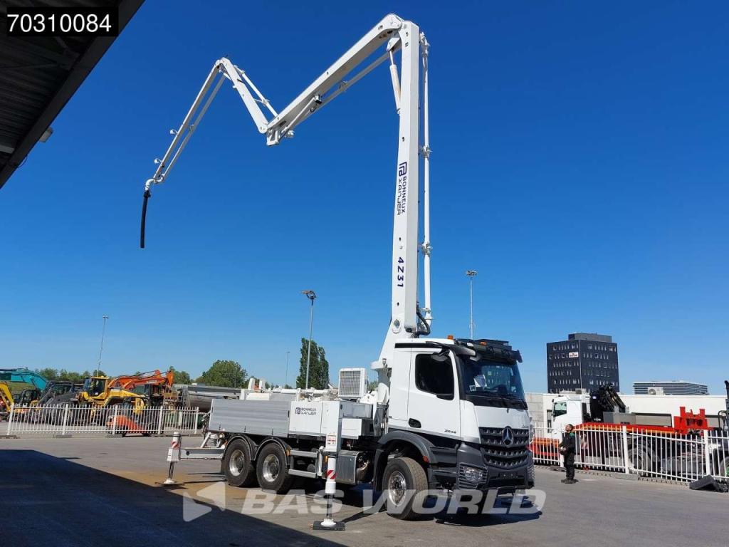 Mercedes-Benz Arocs 2843 Arocs 6X4 NEW! 31mtr 4x extendable Bonneux concrete pump Remote Control Euro 6 Photo 8