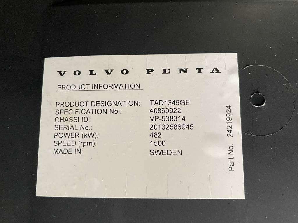 Volvo TAD1346GE - 550 kVA Generator - DPX-18882 Photo 12