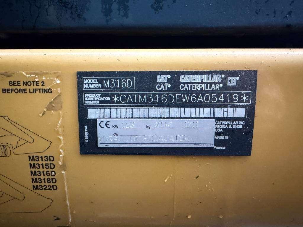 Caterpillar M316D Photo 7