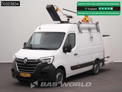 Renault Master 145PK Hoogwerker 11,3m Werkhoogte L2H2 LED Trekhaak Airco Cruise Camera Euro6 Hubarbeitsbühn sold by BAS World B.V.