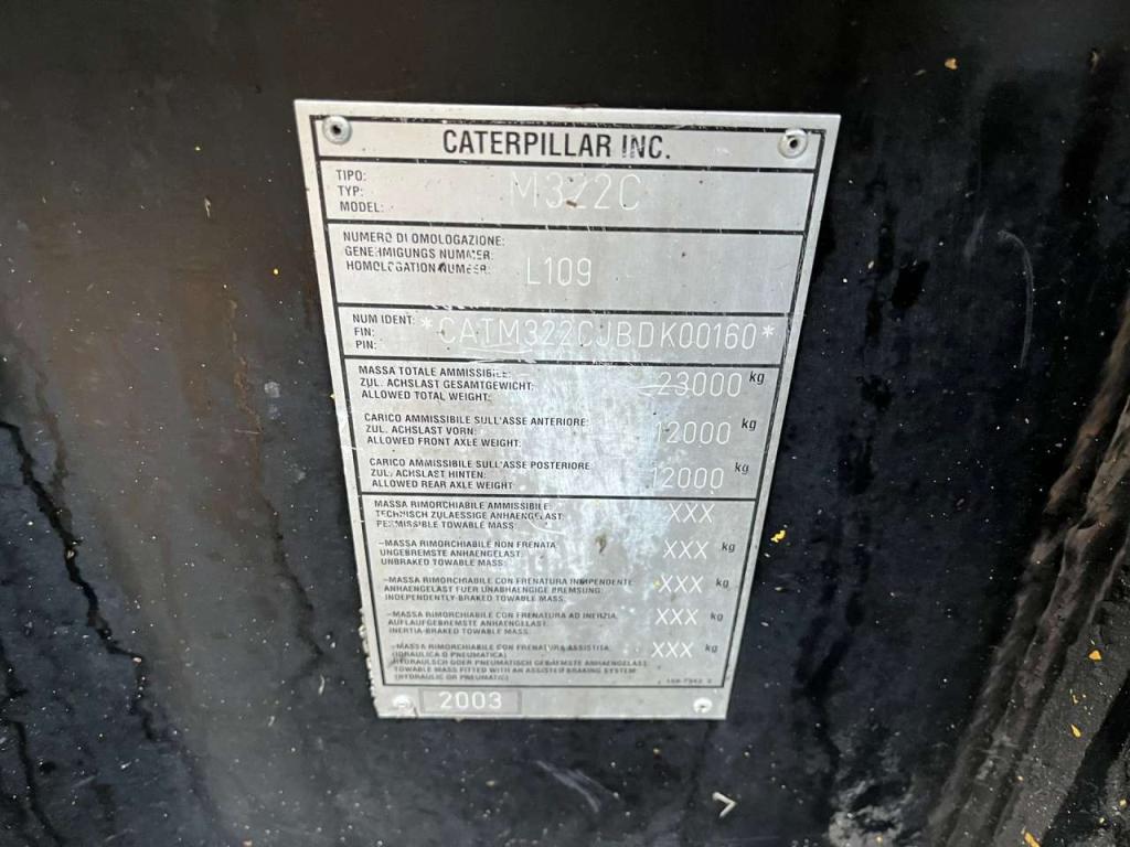 Caterpillar M322C  - Hydraulic stabilizers / VA Triple boom / CE-certified, Photo 29