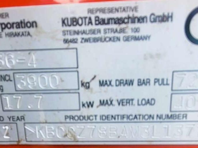 Kubota U36.4 Photo 4