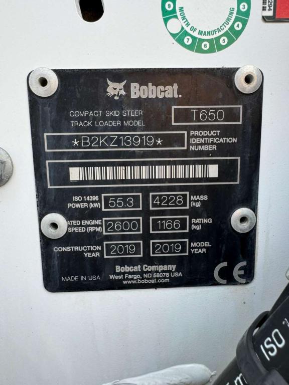 Bobcat T650 Photo 7