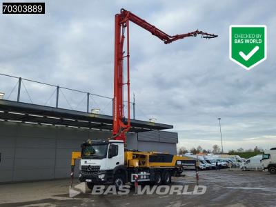 Mercedes Arocs 2640 Arocs 6X4 Belgium Truck Putzmeister 36mtrs Concrete Pump Euro 6 sold by BAS World B.V.