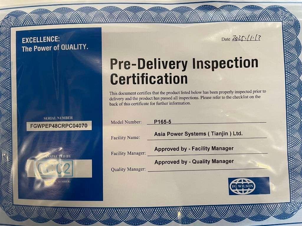 FG Wilson P165-5 - 165 kVA Genset - DPX-16010 Photo 23