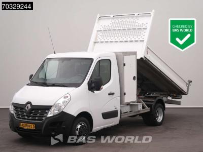 Renault Master 130PK Kipper met Kist Dubbellucht 3,5t Trekhaak Airco Cruise Euro6 Tipper Benne Kieper A/C T sold by BAS World B.V.