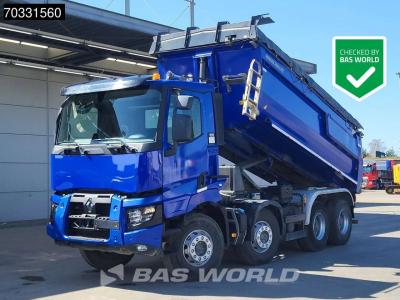 Renault C 480 C 8X4 16m3 Meiller tipper Full Steel suspension Big-Axle Euro 6 sold by BAS World B.V.