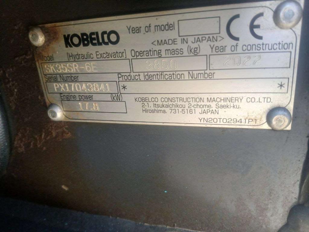 Kobelco SK35SR-6E Photo 21