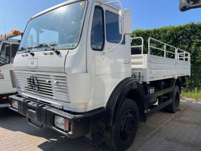 Mercedes-Benz 1017 4X4 ex army reconditioned white with crane sold by Big Machinery