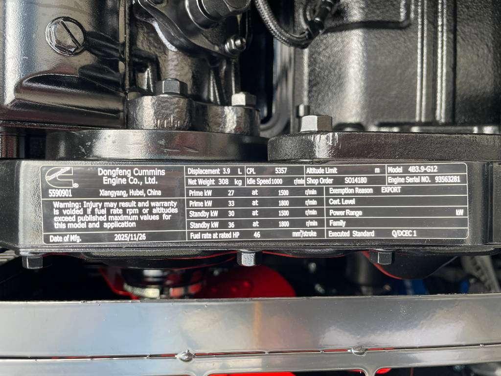 Cummins 4B3.9-G12 - 33 kVA Generator - DPX-19830.1 Photo 13