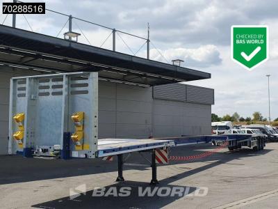 Faymonville MAX210-Z-3AA-13.60-22.5-2.54 3 axles 29M 2x extendable 3x steering axle twistlocks sold by BAS World B.V.