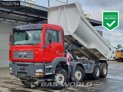 Man TGA 35.D28 8X4 15m3 tipper Steel suspension Big-Axle Manual Euro 2 sold by BAS World B.V.