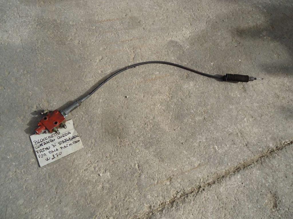 Hand brake control for Fiat Hitachi W270 Photo 3