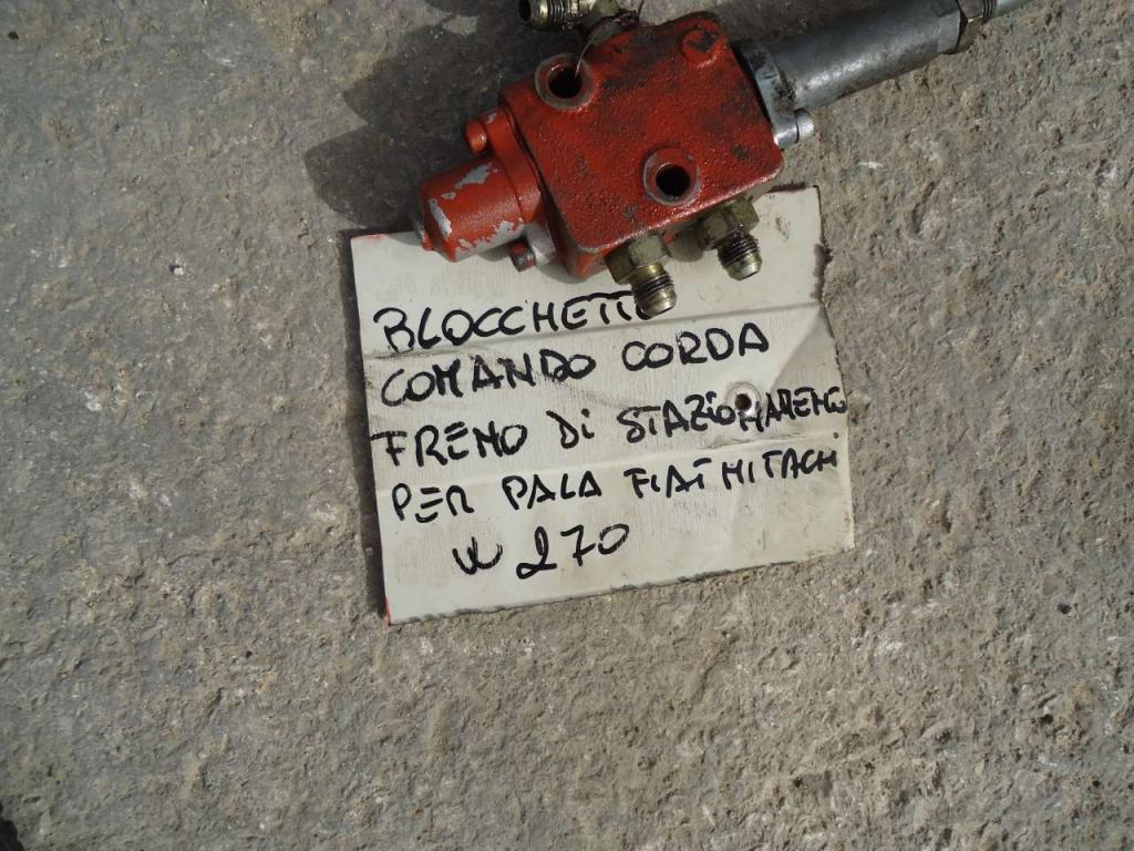 Hand brake control for Fiat Hitachi W270 Photo 4