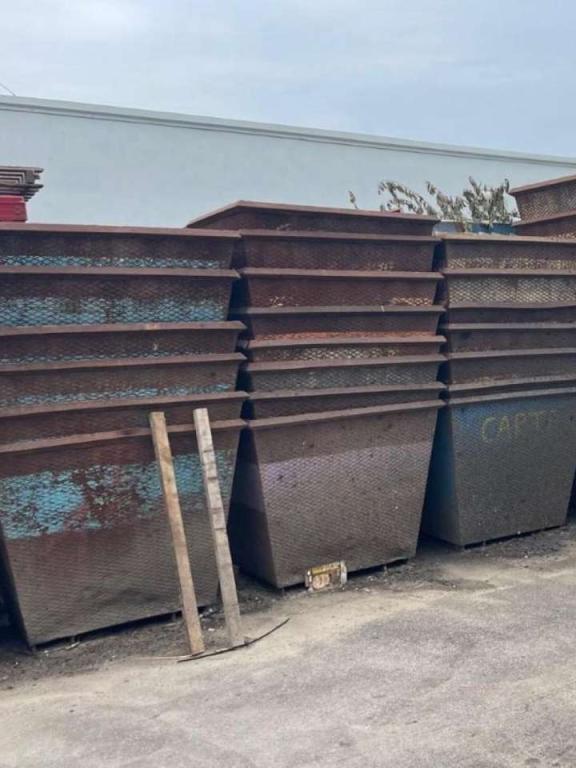 VASCHETTA USATA IN FERRO CON FODERI PER MULETTO Photo 3
